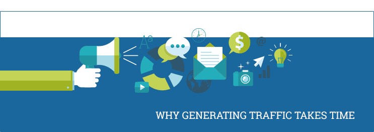 why generating traffic takes time
