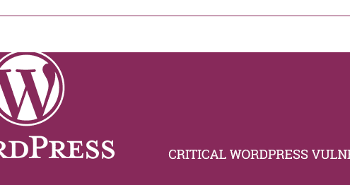 Wordpress vulnerability